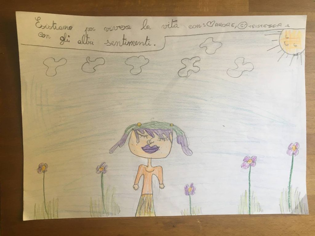 Siamo qui per vivere la vita con amore, tristezza e tutti gli altri sentimenti.